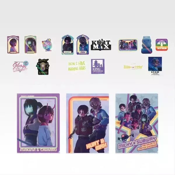 「「一番くじちょこっと 銀河特急 ミルキー☆サブウェイ」全ラインナップ公開！ ラストワン賞は劇場版キービジュアルのアクリルボード」の画像