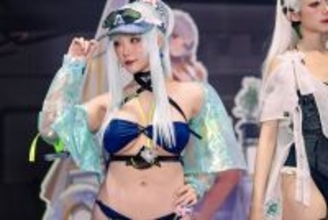 【コスプレ】大胆なビキニ水着で攻める！？『ドルフロ2』クルカイの美スタイルがゲームの実写化だった【台北ゲームショウ2026】