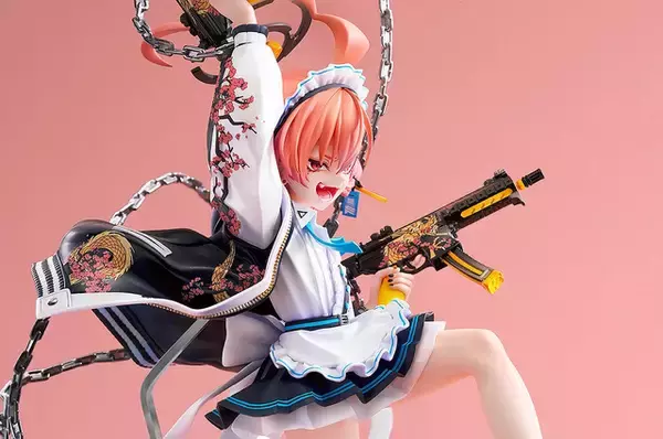 「勝ち気な笑み、豪快で圧倒的な存在感！『ブルアカ』より「ネル」がツイン・ドラゴンを手に戦場を駆ける姿で1//7スケールフィギュア化」の画像