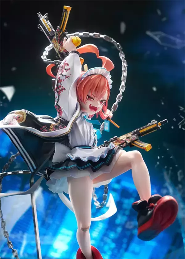 「勝ち気な笑み、豪快で圧倒的な存在感！『ブルアカ』より「ネル」がツイン・ドラゴンを手に戦場を駆ける姿で1//7スケールフィギュア化」の画像