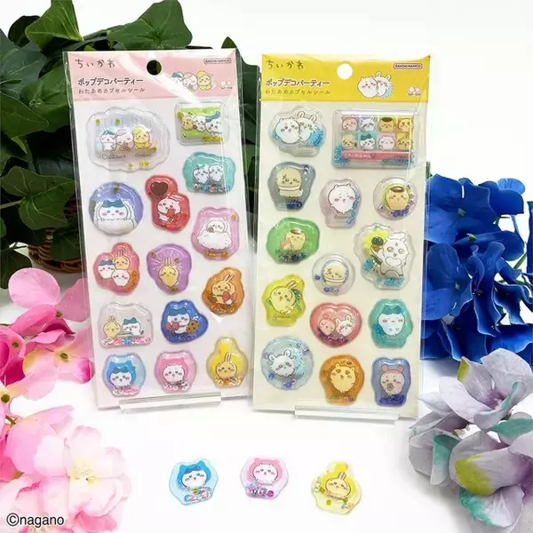 「ちいかわマーケットに新商品続々！花見ピンク＆夜桜ブルーでかわいい文房具がズラリ」の画像