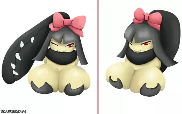 「『ポケモン』クチートの新作ぬいぐるみ、なぜか「爆乳に見える」と話題に―言われたら、もうそうとしか見えない」の画像