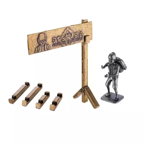 「『ゼルダの伝説 ティアキン』カバンダの看板をリアルに体験！「ハイリアの盾」含む2種の立体金属パズル「はずる」コラボ第2弾が予約受付中」の画像