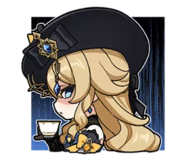 「『原神』の「ナヴィア」「シュヴルーズ」がかわいいLINEスタンプに！ サングラスをかけて“ドヤ顔”を決めるあの表情をスタンプで」の画像