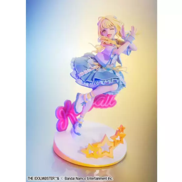 「『学マス』“世界一可愛い”「藤田ことね」1/7スケールフィギュアが抽選販売！ライブをイメージしたネオンと星の台座も可愛い」の画像