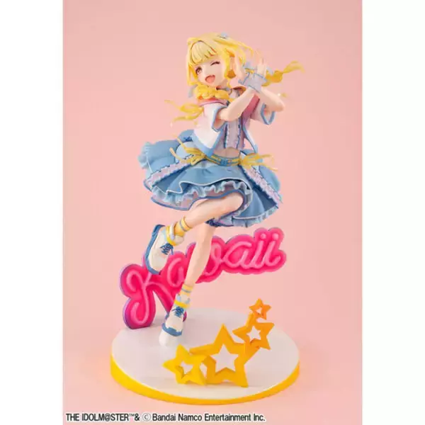 「『学マス』“世界一可愛い”「藤田ことね」1/7スケールフィギュアが抽選販売！ライブをイメージしたネオンと星の台座も可愛い」の画像
