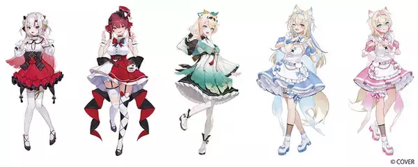 「アニメイトで「ホロライブ」フェア開催！百鬼あやめ、宝鐘マリンら5人が「ONIKAWAII」をテーマに描き起こしグッズ化」の画像