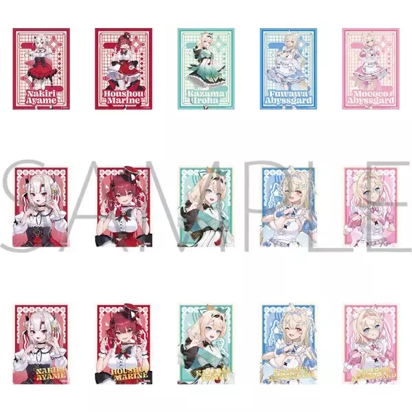 「アニメイトで「ホロライブ」フェア開催！百鬼あやめ、宝鐘マリンら5人が「ONIKAWAII」をテーマに描き起こしグッズ化」の画像