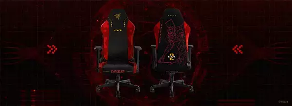 「エヴァ弐号機がゲーミングキーボードに！Razerよりマウス、チェアなど5種のアイテムが登場」の画像