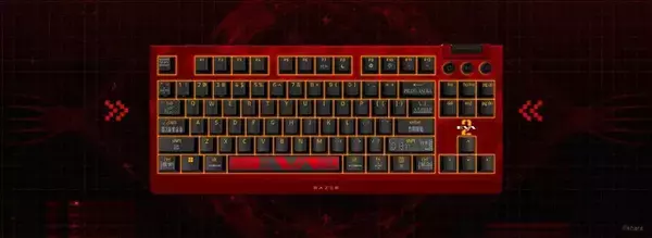 「エヴァ弐号機がゲーミングキーボードに！Razerよりマウス、チェアなど5種のアイテムが登場」の画像