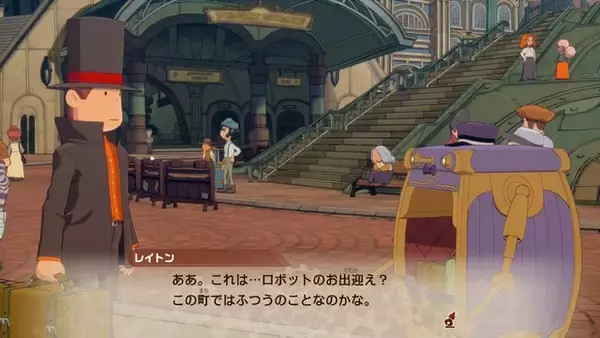「『レイトン教授と蒸気の新世界』2026年に発売延期…レイトンとルークの再会を描く最新映像も公開」の画像