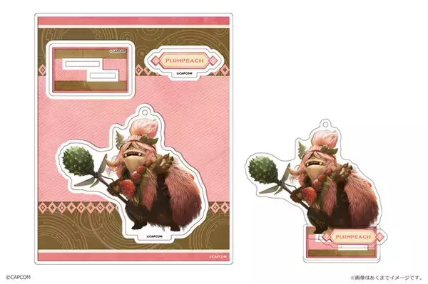 「『モンハンワイルズ』アルマ、ジェマのアクリルフィギュアが‘登場！作中の武器アイコンも“メタルピンズ”に」の画像