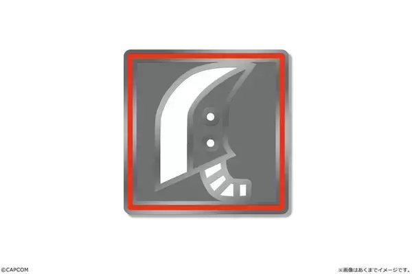 「『モンハンワイルズ』アルマ、ジェマのアクリルフィギュアが‘登場！作中の武器アイコンも“メタルピンズ”に」の画像