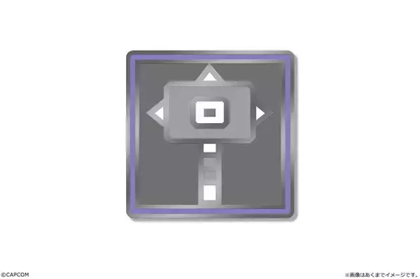 「『モンハンワイルズ』アルマ、ジェマのアクリルフィギュアが‘登場！作中の武器アイコンも“メタルピンズ”に」の画像