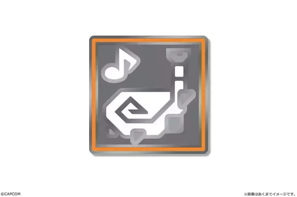 「『モンハンワイルズ』アルマ、ジェマのアクリルフィギュアが‘登場！作中の武器アイコンも“メタルピンズ”に」の画像