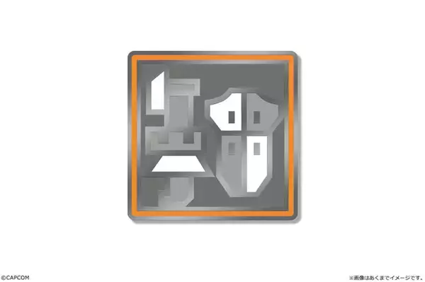 「『モンハンワイルズ』アルマ、ジェマのアクリルフィギュアが‘登場！作中の武器アイコンも“メタルピンズ”に」の画像