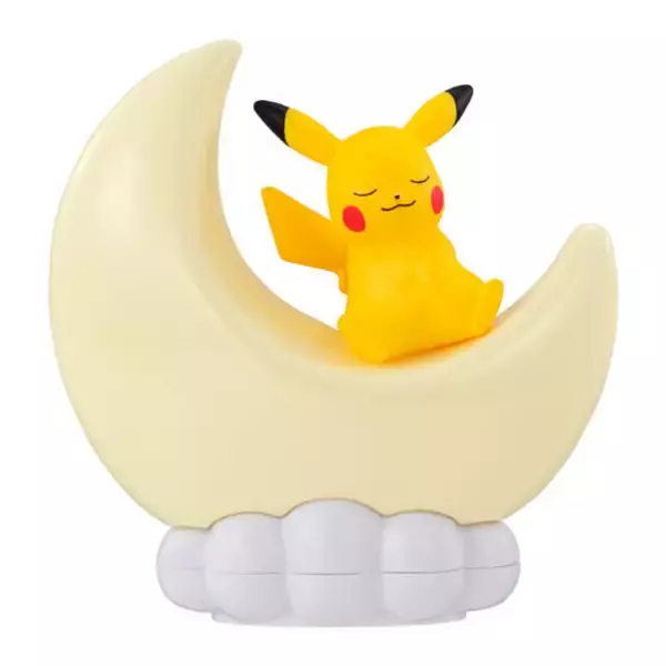お月さまが光る！『ポケモン』眠っているピカチュウたち全4種のライトマスコットが、ガシャポン売り場にて1月第5週発売