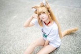 【コスプレ】猫耳×ダブダブTシャツ姿があざと可愛いすぎた！「うちのねこが女の子でかわいい」のきなこは美脚の再現度も高い【写真7枚】