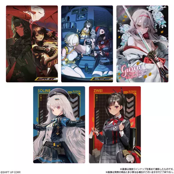 「『勝利の女神:NIKKE』カード付ウエハース第4弾発売！「ラピ:レッドフード」や「リトルマーメイド」ら全28種を収録」の画像