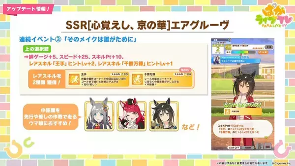 「『ウマ娘』新育成は「イクノディクタス」「サクラローレル」の衣装違い！華やかな“お正月ウマ娘たち”が登場」の画像