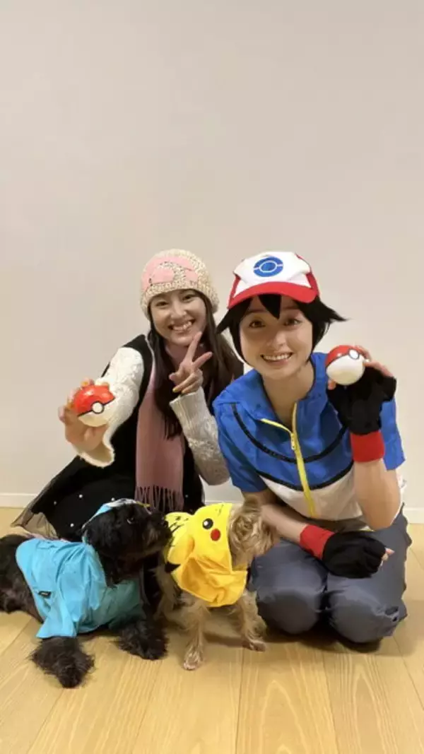 ポケモン　サトシ　衣装(120サイズ)　帽子　セット　コスプレ