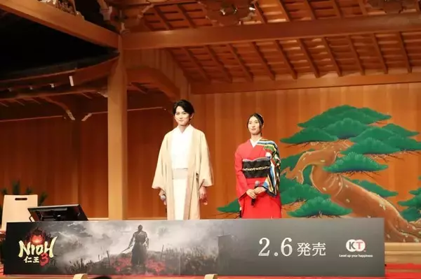 「『仁王3』完成発表会レポート! 本郷奏多さん・土屋太鳳さんが「観世能楽堂」でゲームの魅力を語った」の画像