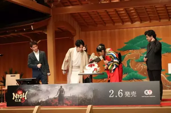 「『仁王3』完成発表会レポート! 本郷奏多さん・土屋太鳳さんが「観世能楽堂」でゲームの魅力を語った」の画像