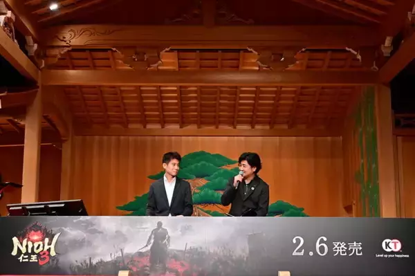 「『仁王3』完成発表会レポート! 本郷奏多さん・土屋太鳳さんが「観世能楽堂」でゲームの魅力を語った」の画像