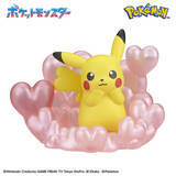 「ピカチュウ、エーフィたちがお風呂で“あまえる”！『ポケモン』びっくらたまご バスポッピングが発売ーパール加工でクリア感のある専用台座付き全5種」の画像2