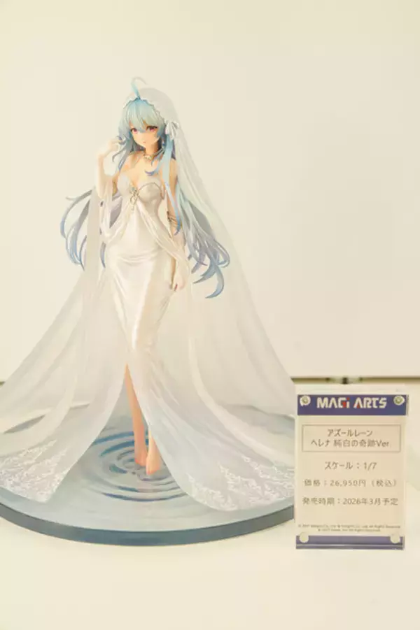 「ドキッとする夏衣装から涼やかなドレスまで、「ワンフェス」に猛暑を吹き飛ばす『アズレン』『ブルアカ』美女フィギュアが集結【WF2025夏】」の画像