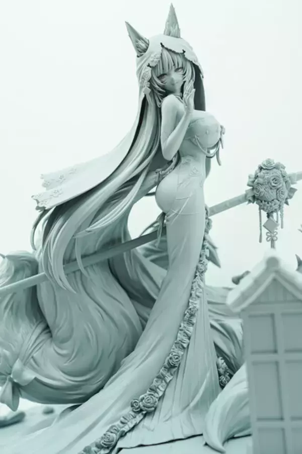 「ドキッとする夏衣装から涼やかなドレスまで、「ワンフェス」に猛暑を吹き飛ばす『アズレン』『ブルアカ』美女フィギュアが集結【WF2025夏】」の画像