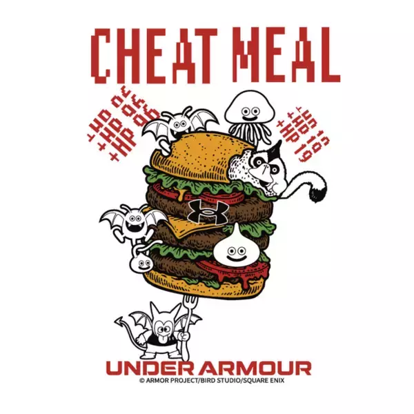 「スライムたちも強くなりたい！『ドラクエ』×「アンダーアーマー」コラボとして、オリジナルイラストを使用した4アイテムがラインナップ」の画像