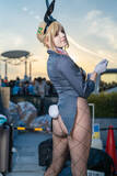 「【コスプレ】ウクライナ美女のバニーガールがエモい！超絶スタイルの『NIKKE』エード、エージェントバニーが美しすぎた【写真9枚】」の画像3