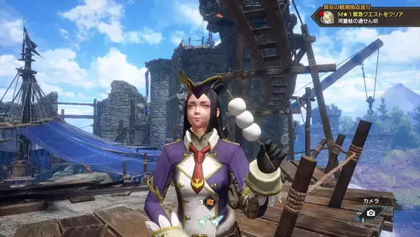 「『モンハンライズ：サンブレイク』クール美女「ルーチカ」は食いしん坊！隠れた“大食いモーション”にキュン」の画像