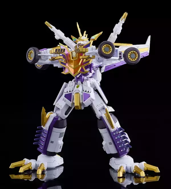 「『スパロボY』白いダイナゼノン「ダイナゼノンリライブ」プラモが圧倒的存在感！通常形態および第2形態を選択して組み立て可能」の画像