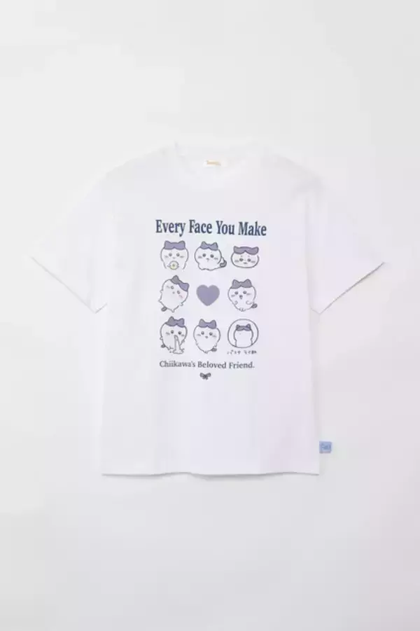 「「ちいかわ」ハチワレ好きは見逃せない！いろんな表情のTシャツや使いやすさ抜群の巾着型トートバッグなどが2月18日発売」の画像