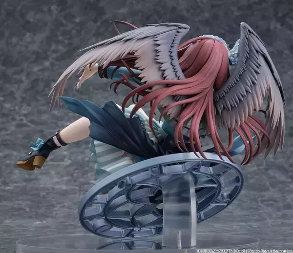 「可愛らしいポージング！『シャニマス』より「大崎甜花」が、ガルディエーヌアメジスト衣装で立体化ー台座は浮遊感を出すためのオリジナルデザイン」の画像