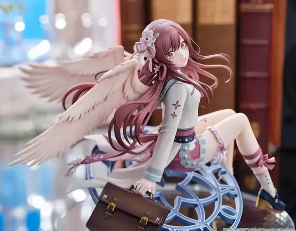 「可愛らしいポージング！『シャニマス』より「大崎甜花」が、ガルディエーヌアメジスト衣装で立体化ー台座は浮遊感を出すためのオリジナルデザイン」の画像