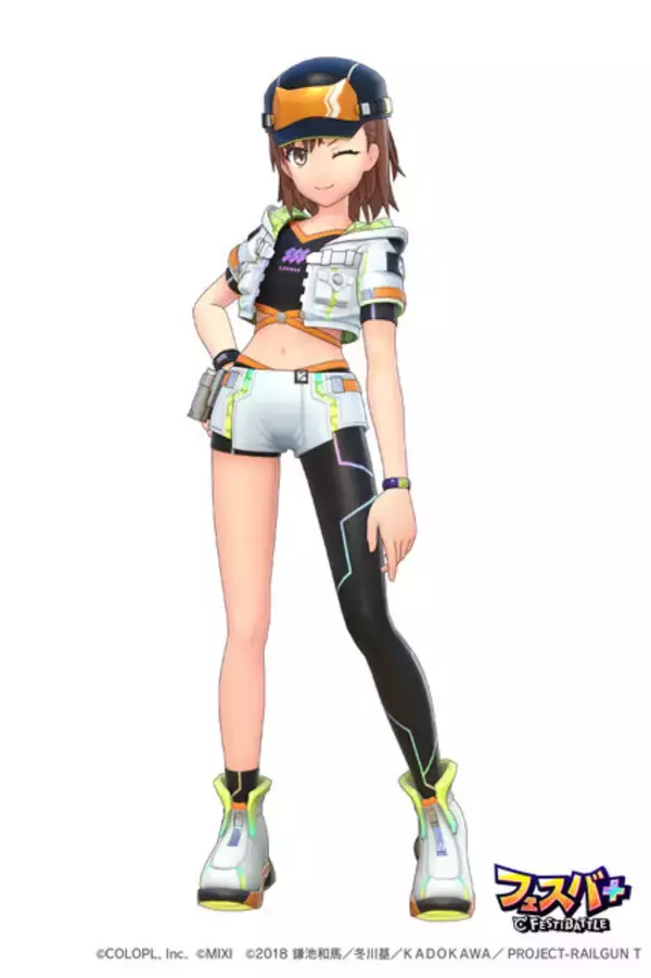 「『フェスバ+』×「とある科学の超電磁砲」開催！御坂美琴がオリジナル衣装で新ヒーローとして登場」の画像