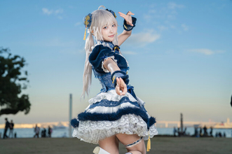 【コスプレ】スラリと伸びる美脚が映える！ミニスカ×もこもこのチャイナ風衣装が似合う美女レイヤーは可愛さも満点【写真7枚】