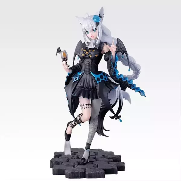 「「ホロライブ」新作一番くじのテーマは“ヴィラン”！白上フブキ、大神ミオら4人の“悪役衣装フィギュア”が雰囲気満点」の画像