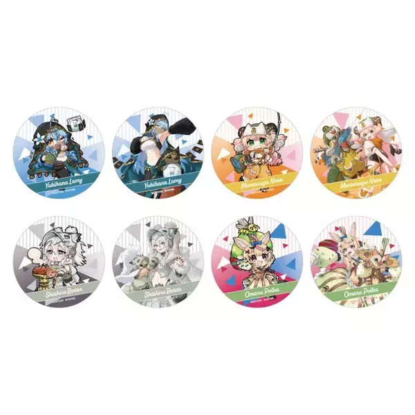 「『モンハンワイルズ』×「ホロライブ5期生」コラボカフェのメニュー＆グッズ公開！獅白ぼたんら4名のイメージフード、Tシャツやアクスタなど販売」の画像