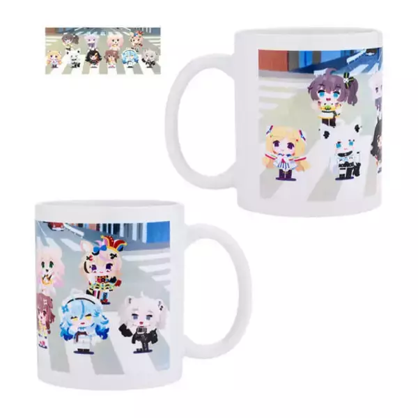 「「ホロライブ」かわいい描き下ろしイラスト使用！さまざまなタレントをデザインしたフルカラーTシャツや、表面がぷにぷにした缶バッジなど4アイテム」の画像