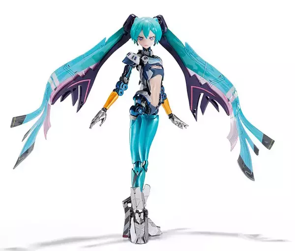 「「初音ミク」が初の女性キャラクターMETAL BUILDに！メカニカルなアレンジを効かせて、定番ロボブランドにて立体化」の画像