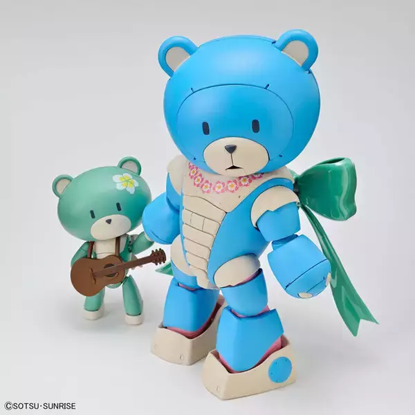「「ガンダムビルドメタバース」より可愛いマスコットたちがガンプラ化！南国イメージのベアッガイオハナ、プチッガイ、アロハロがセットに」の画像