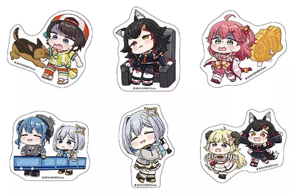 「ホロライブ・大空スバルや大神ミオなどのゆる～いデフォルメグッズが登場！短編アニメ「ホロぐら」5周年記念フェアがアニメイトで開催決定」の画像