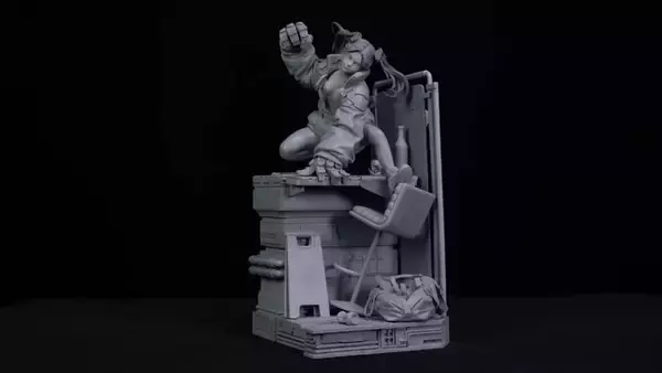 「3人揃えたくなる“集合ディスプレイ”は必見！『サイバーパンク エッジランナーズ』デイビッド、ルーシー、レベッカの開発中スタチュー原型が公開」の画像