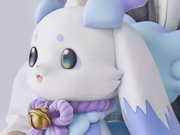 「毛並みまで表現！にじさんじ・ルンルンがビッグソフビフィギュア化ーフロッキー加工でやさしく心地よい手触り」の画像