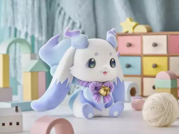 「毛並みまで表現！にじさんじ・ルンルンがビッグソフビフィギュア化ーフロッキー加工でやさしく心地よい手触り」の画像