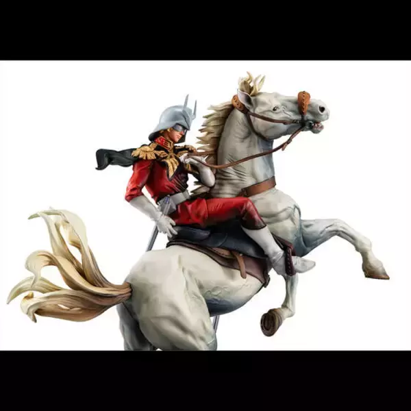 「「機動戦士ガンダム」乗馬スタイルの「シャア・アズナブル」が最高にカッコ良い！絵画を彷彿とさせる彩色にもこだわり」の画像